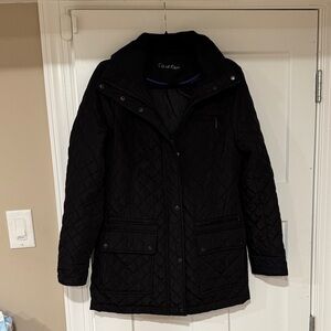 Calvin Klein Women's Black Quilted Puffer Coat